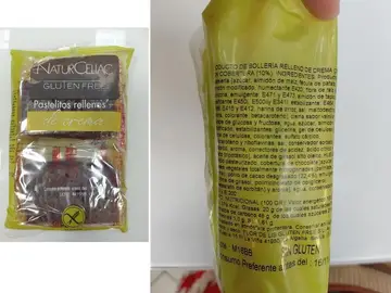 Pastelitos rellenos de crema NaturCeliac Gluten Free Pastelitos rellenos de crema NaturCeliac Gluten Free