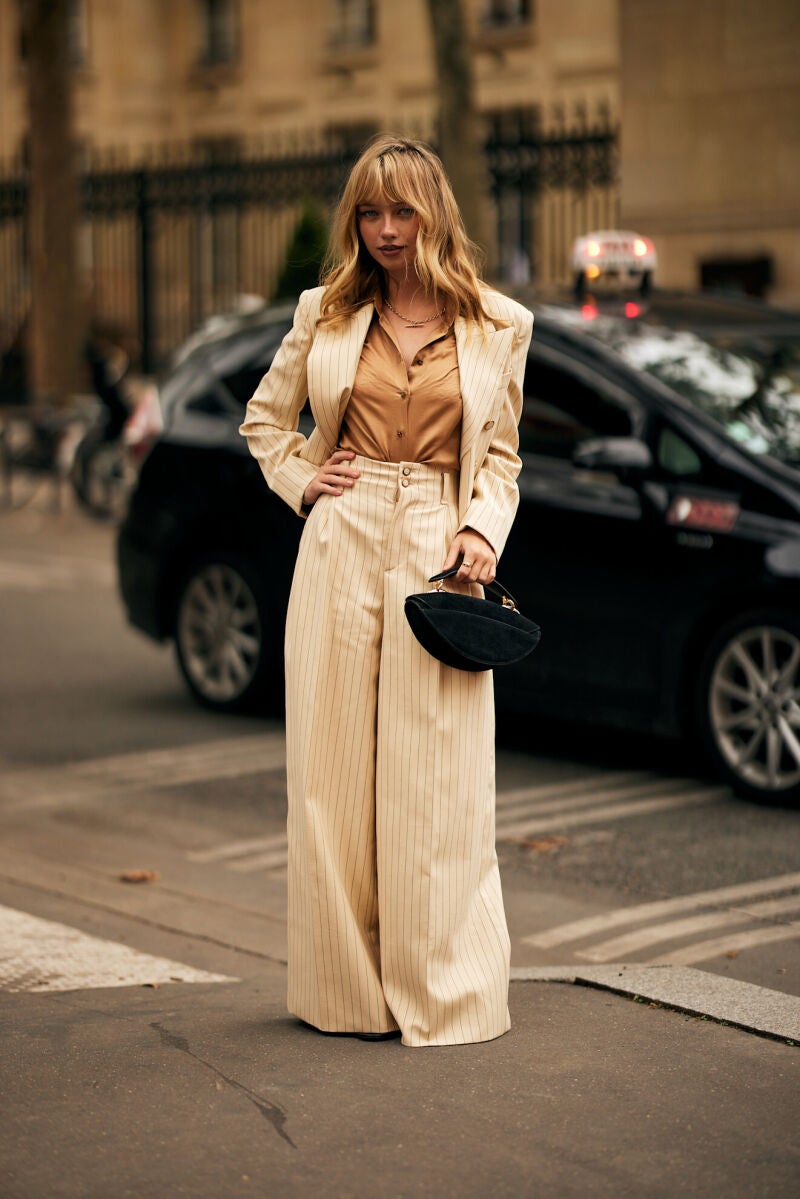 Influencer en la Semana de la Moda de París.