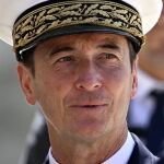 El jefe del Ejército francés, general Mandon