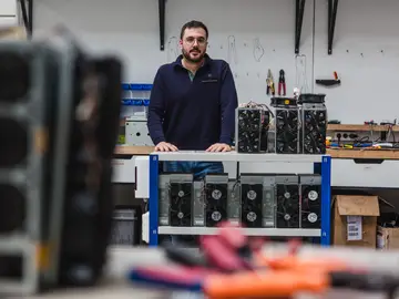 Aarón Molina, director técnico de la empresa HOTTA en Soria Aarón Molina, director técnico de la empresa HOTTA en Soria