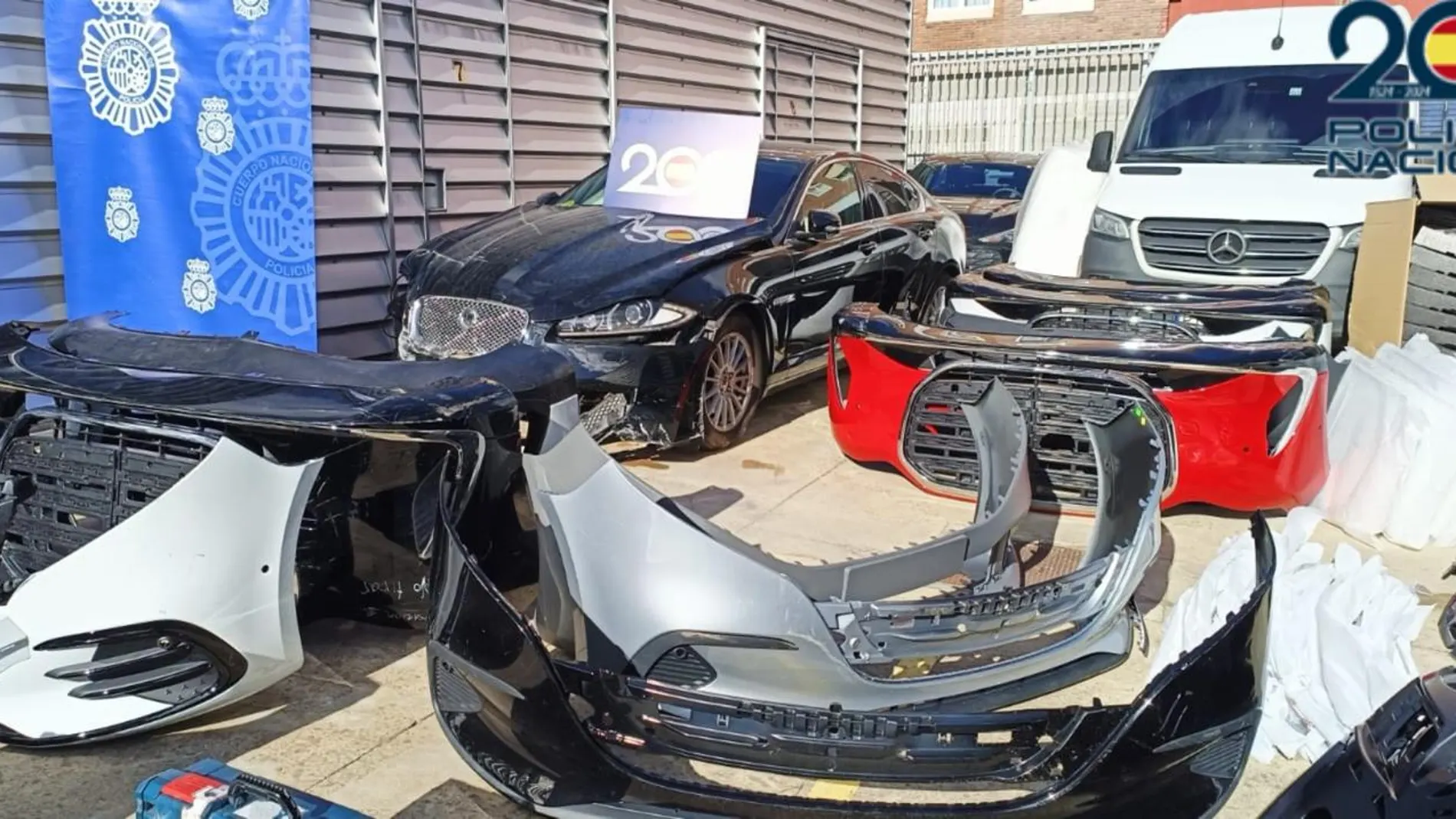 La Policía Nacional desarticula un grupo criminal itinerante dedicado al robo de piezas de automoción en Valladolid y Palencia