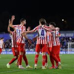 MADRID.-El Atl&eacute;tico de Madrid salva la trampa (0-1) de su visita al Getafe en la jornada 13 de LaLiga EA Sports