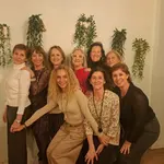 Herminia Mata, Marilín Such, Carmen Lorca, María José Rodríguez, Leticia Herrería, María Eugenia Rodríguez, África Blesa, Begoña Blasco y María Jesús Alegre