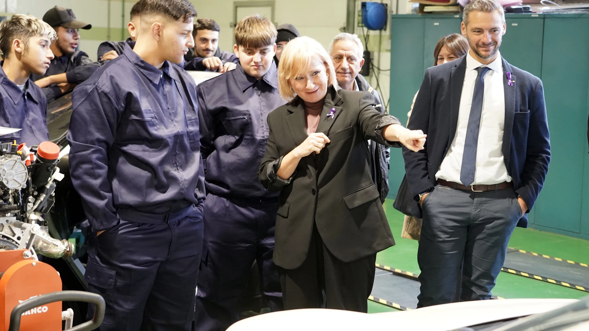 Leticia García visita los programas de formación para el empleo de Pajarillos Educa