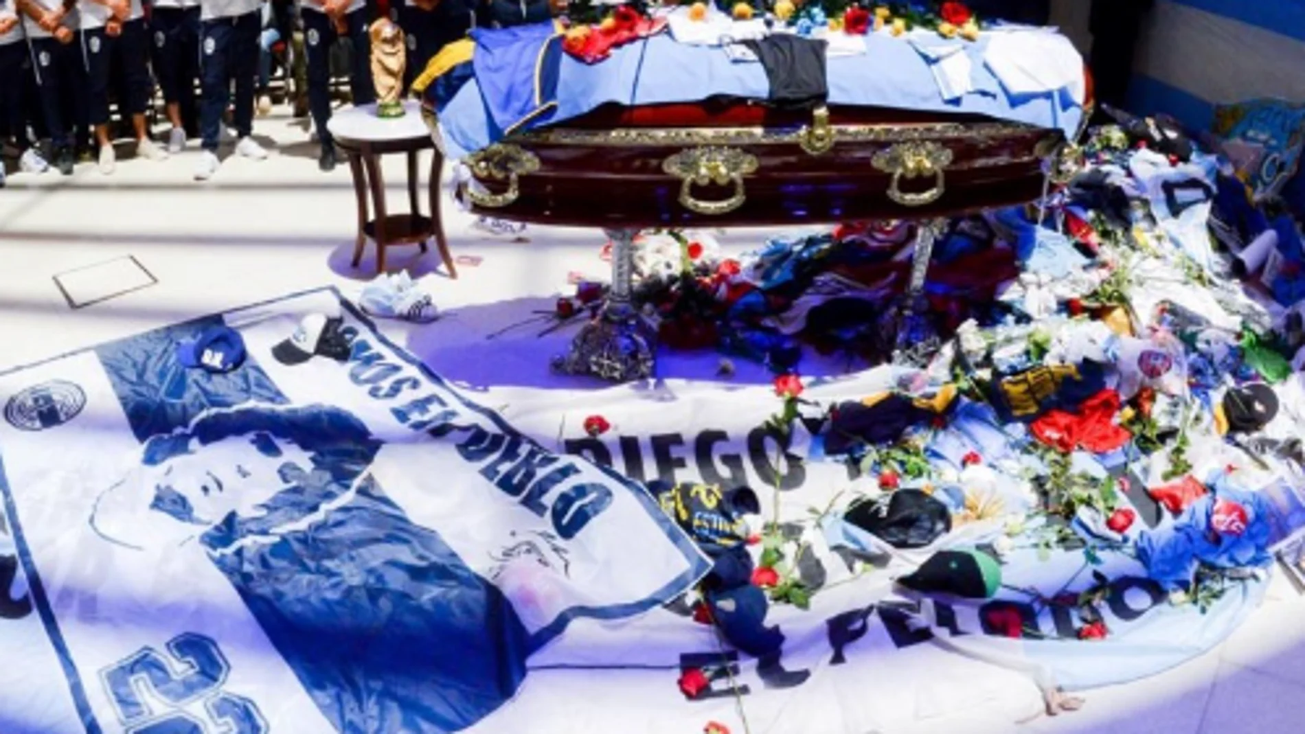 El astro fue enterrado sin corazón