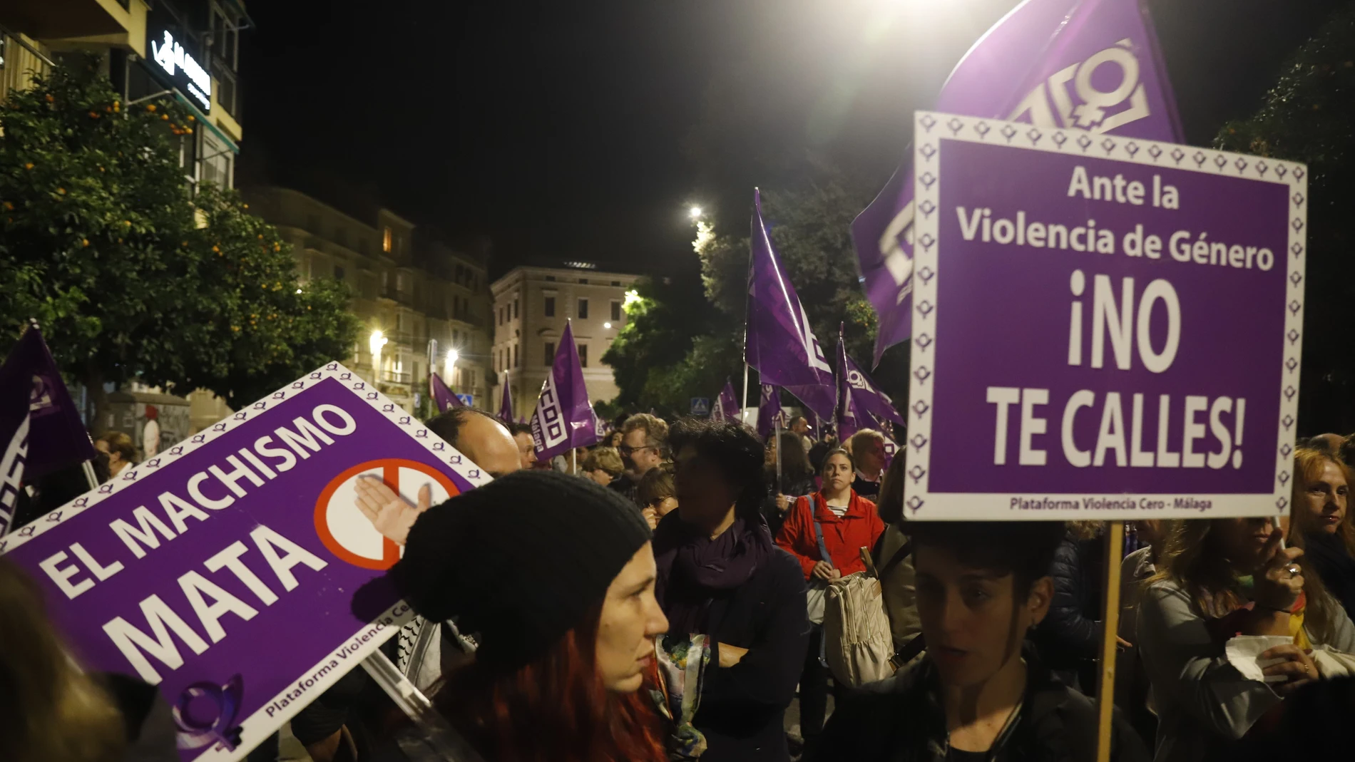 Manifestación contra la violencia machista