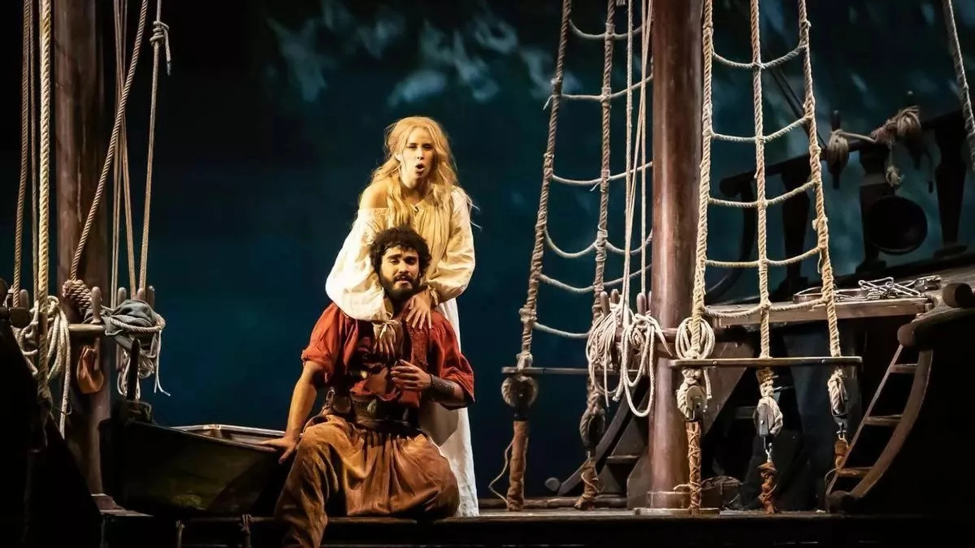 Una imagen de 'Mar i cel' (2024), en el Teatro Victoria de Barcelona