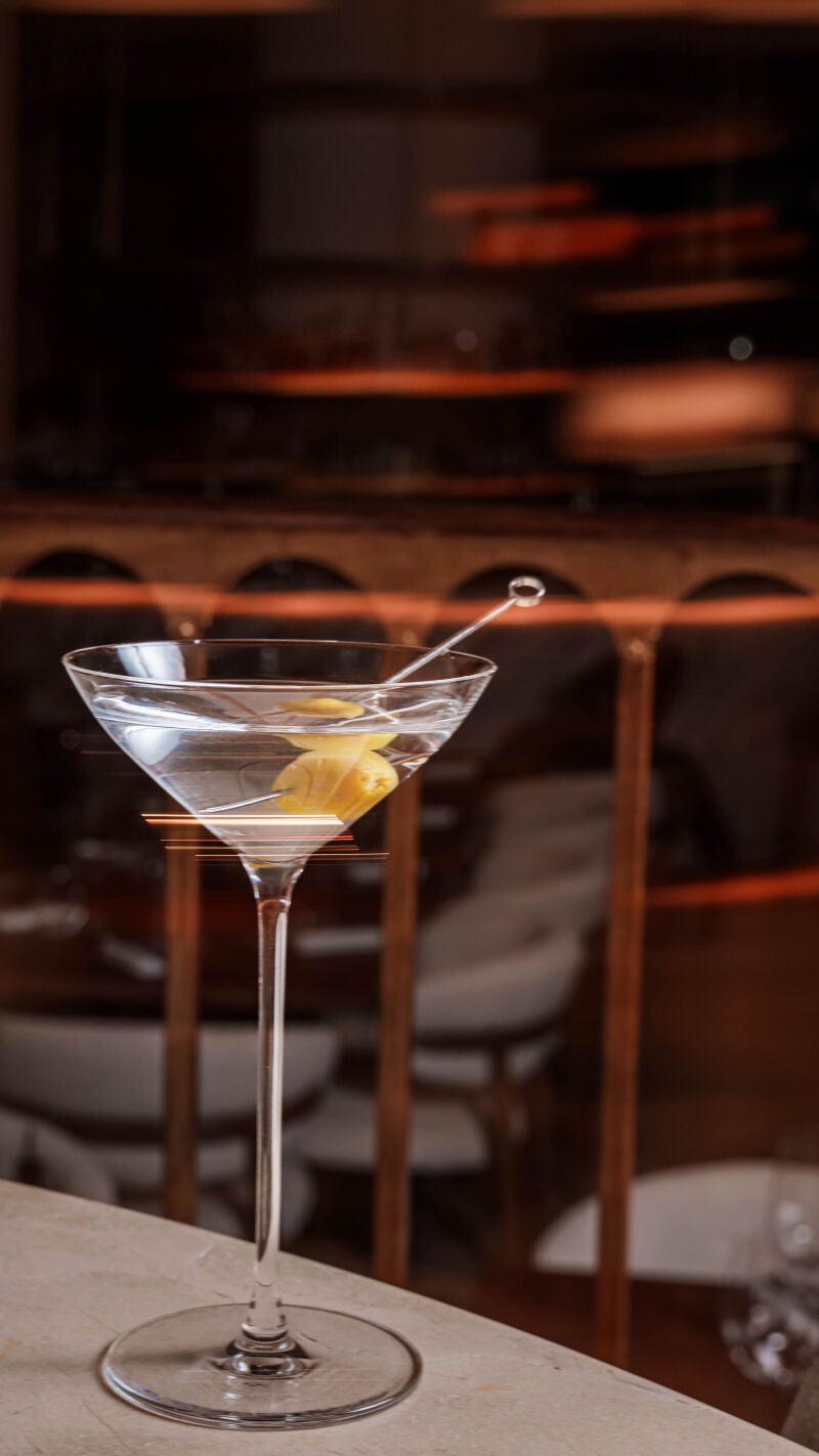 «Apple & wasabi Martini»