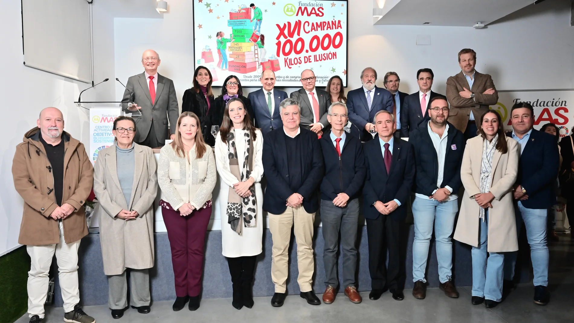 Fundación MAS alcanza la donación de 7500 cestas de alimentos, para familias necesitadas de Andalucía y Extremadura