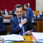 El presidente de la Junta de Andalucía, Juanma Moreno