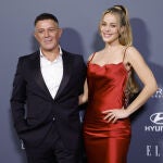 Alejandro Sanz y Candela Marquez. 