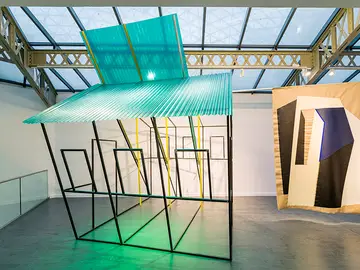 Una imagen de la instalación artística en CentroCentro Una imagen de la instalación artística en CentroCentro