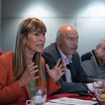 Begoña Gómez participa en el Fórum Social Pere Tarrés
