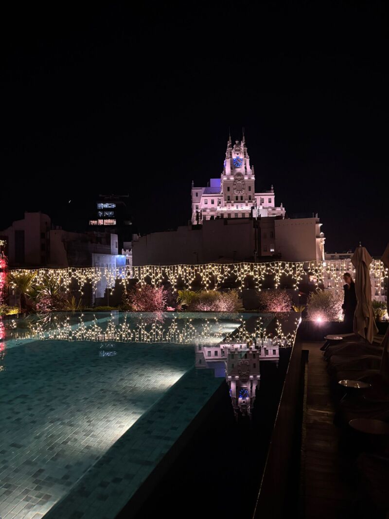 La fiesta ofrecía unas vistas impresionantes 