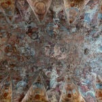 La bóveda restaurada de la Iglesia de los Santos Juanes