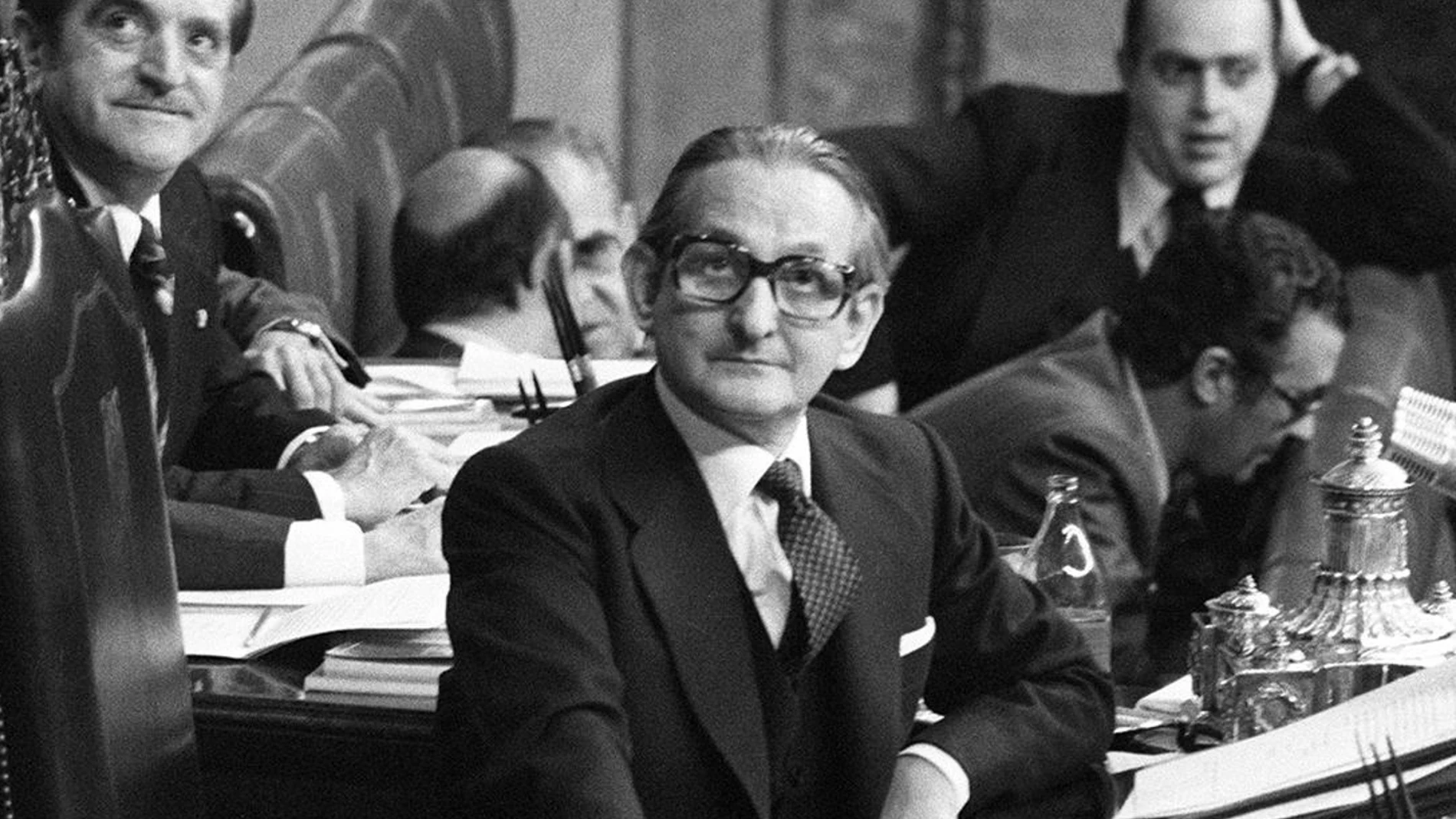 Torcuato Fernández-Miranda, en el Congreso de los Diputados