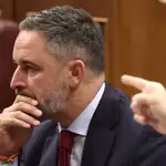 Abascal pide que Ábalos y Koldo entren en protección de testigos: "No se sabe de lo que es capaz la mafia de Sánchez"