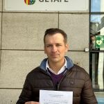 En la imagen, el portavoz del PP de Getafe, Antonio Mesa