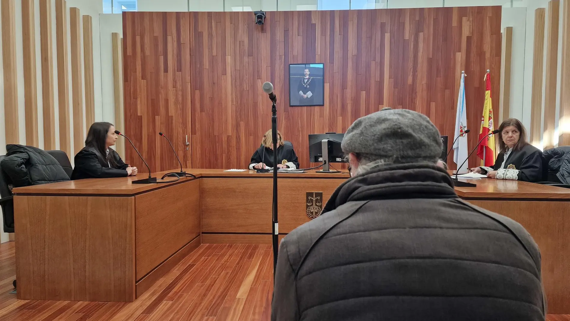 Imagen de la vista de conformidad celebrada hoy.