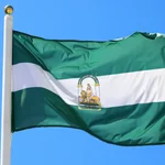 Imagen de la bandera de Andalucía
