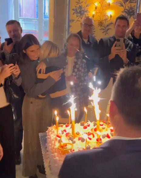 Eugenia Martínez de Irujo en su fiesta de cumpleaños