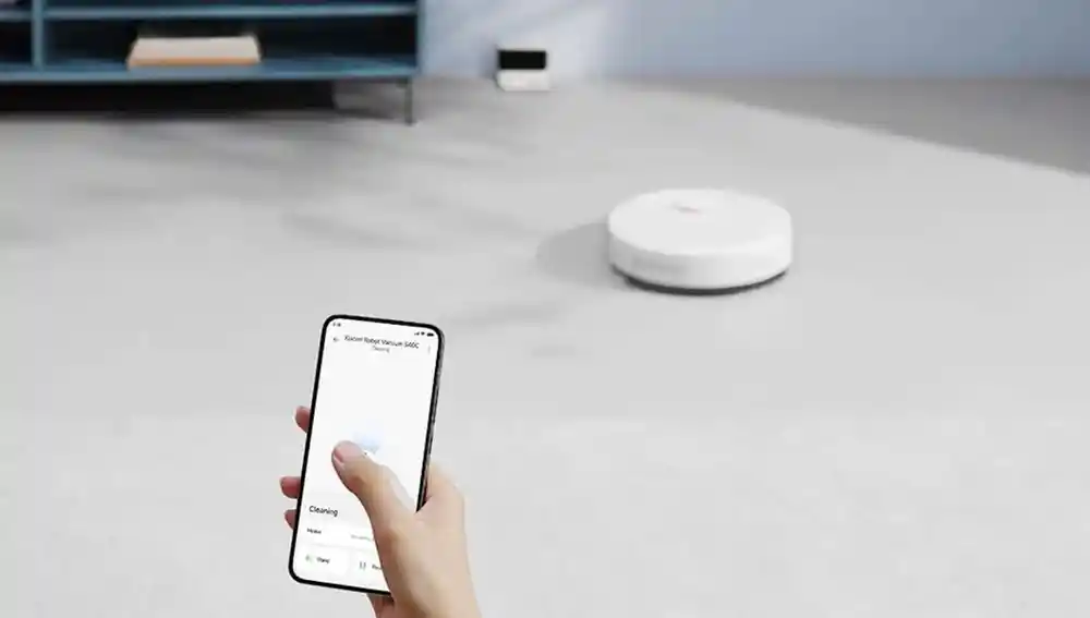 Este robot aspirador lo puedes controlar desde tu móvil
