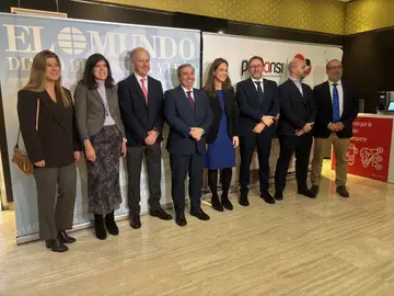 Sanz Merino durante su participación en el foro Sanz Merino durante su participación en el foro