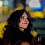 Ayuso inaugura el espectáculo de luz y sonido de la Real Casa de Correos de Madrid