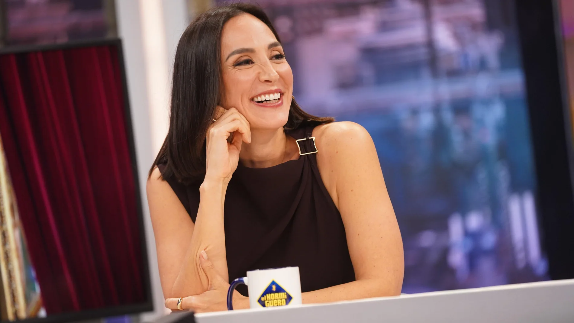 Tamara Falcó con top de Mango.