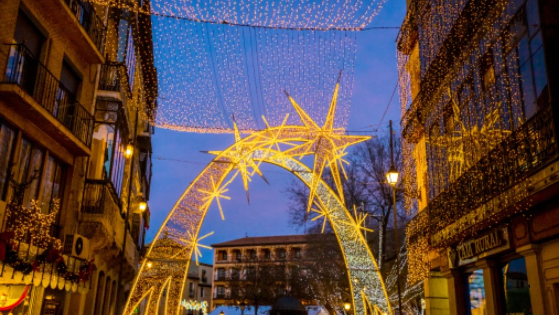 A tan solo una hora de Madrid esta ciudad española tiene el ambiente navideño más bonito
