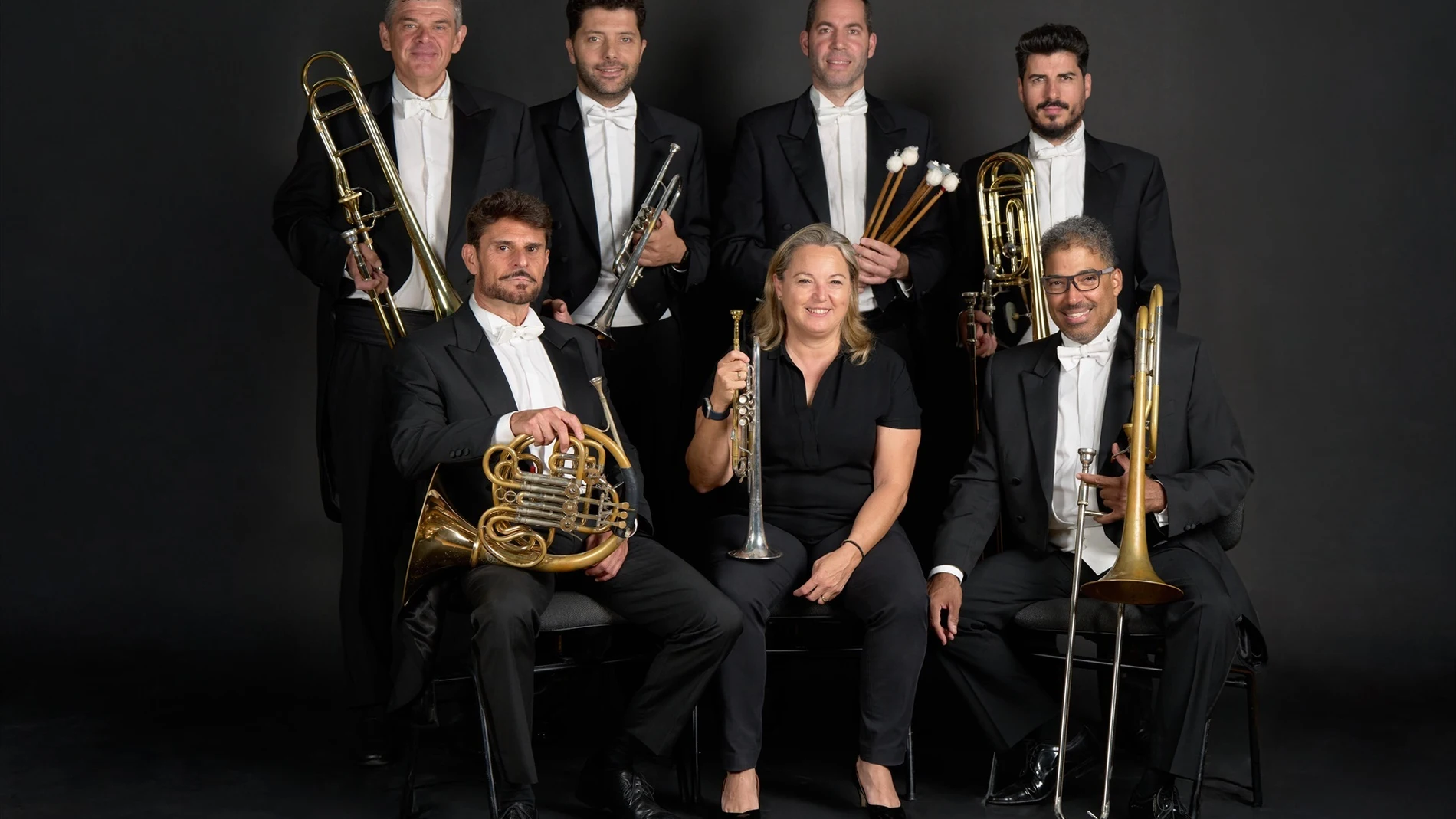 Septeto de metales y percusión formado por profesores de la Real Orquesta Sinfónica de Sevilla.