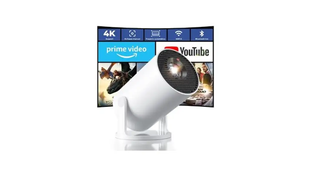 Mini proyector con Android TV