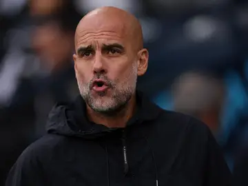 English Premier League - Manchester City vs Leeds United MANCHESTER (United Kingdom), 29/11/2025.- Manchester City manager Pep Guardiola ahead of the English Premier League match between Manchester City and Leeds United in Manchester, Britain, 29 November 2025. (Reino Unido) EFE/EPA/ADAM VAUGHAN EDITORIAL USE ONLY. No use with unauthorized audio, video, data, fixture lists, club/league logos, 'live' services or NFTs. Online in-match use limited to 120 images, no video emulation. No use in betting, games or single club/league/player publications.