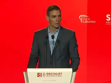 El presidente del Gobierno, Pedro Sánchez, interviene en el Consejo de la Internacional Socialista en Malta El presidente del Gobierno, Pedro Sánchez, interviene en el Consejo de la Internacional Socialista en Malta EUROPA PRESS 29/11/2025