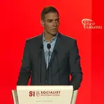 El presidente del Gobierno, Pedro Sánchez, interviene en el Consejo de la Internacional Socialista en Malta