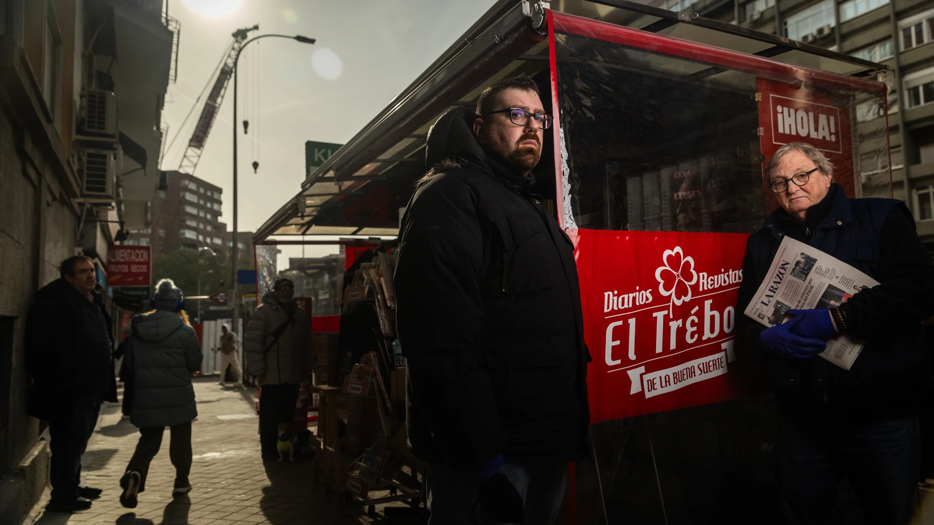 Kiosco el Trébol, afectado por las obras de la plaza conde Casal @ Gonzalo Pérez