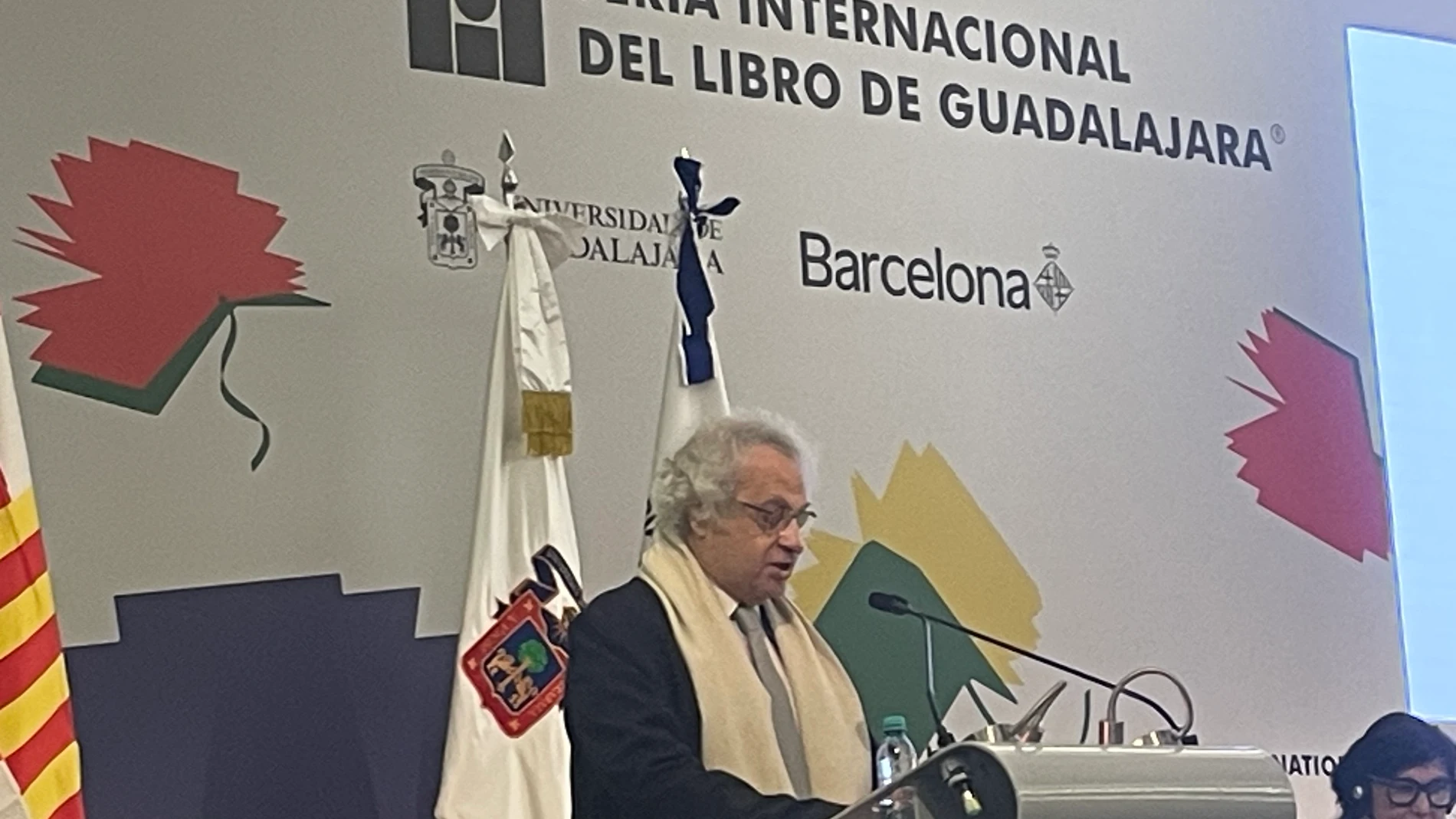 El escritor Amin Maalouf en la FIL de Guadalajara EUROPA PRESS 29/11/2025