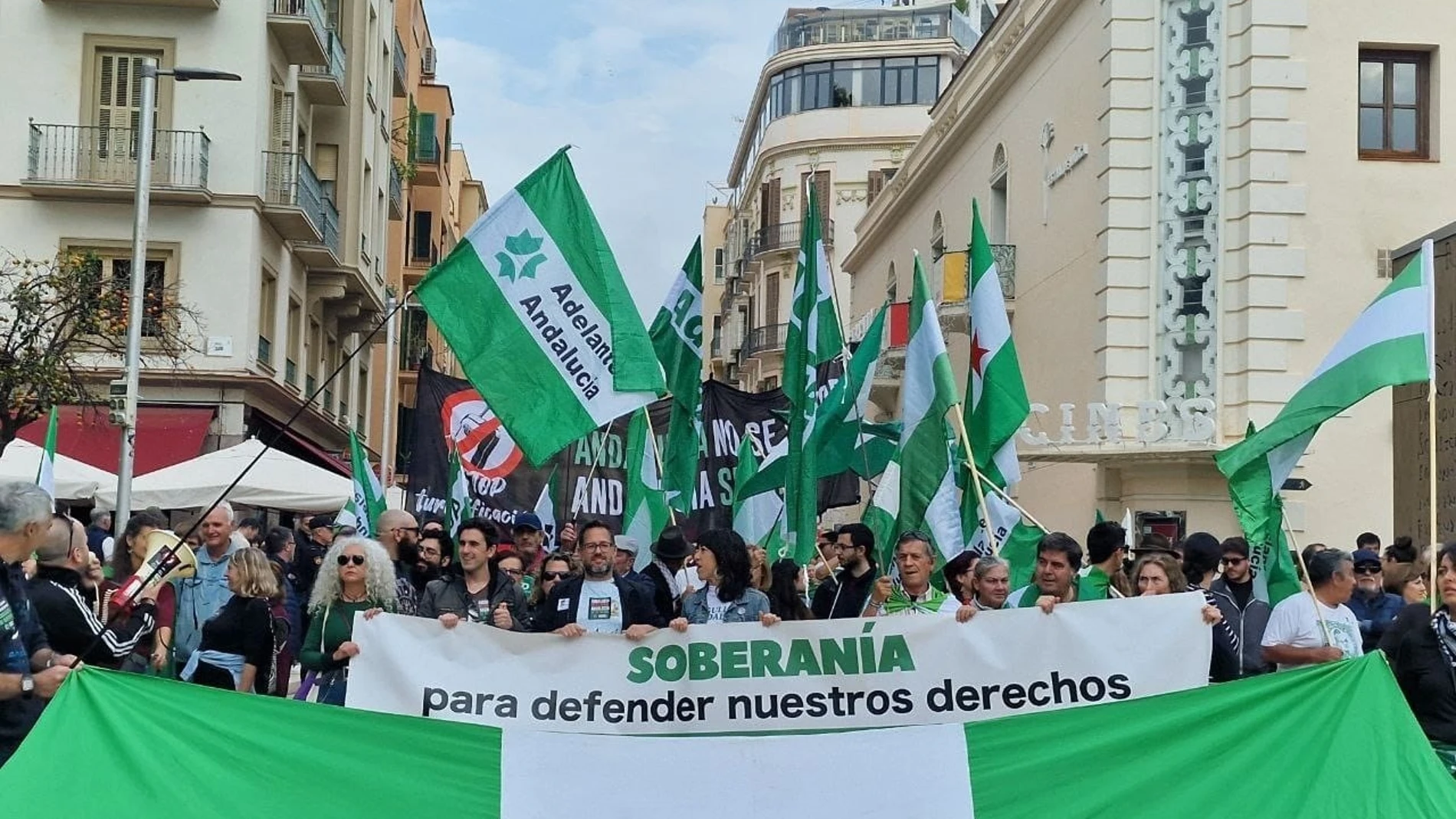 Manifestación por el 4D en Málaga