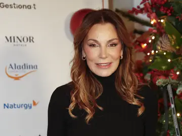 El total look negro de Mar Flores. El total look negro de Mar Flores.