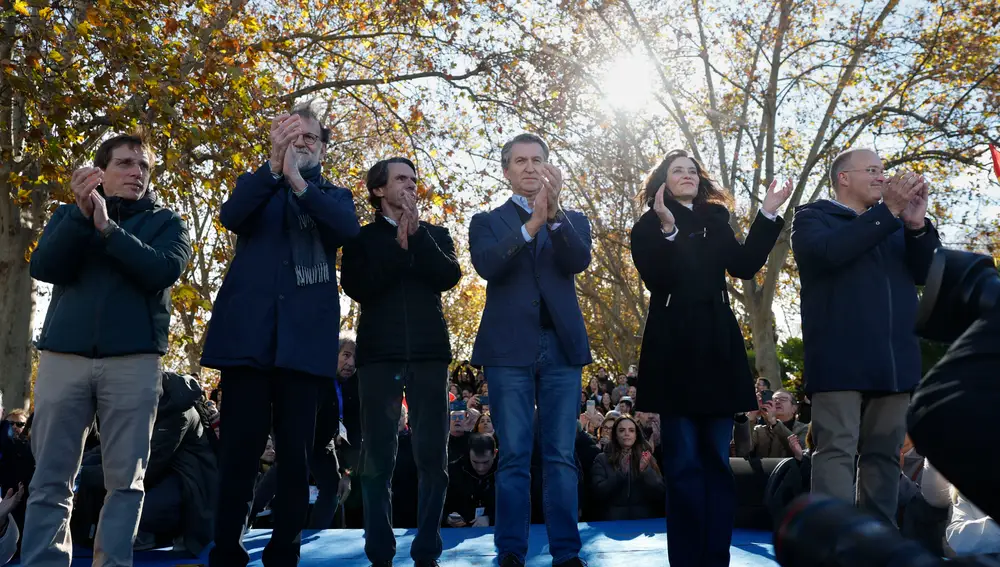 El PP protesta contra el Gobierno en el Templo de Debod