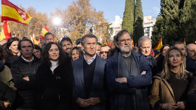 Manifestación del PP contra el Gobierno de Pedro Sánchez