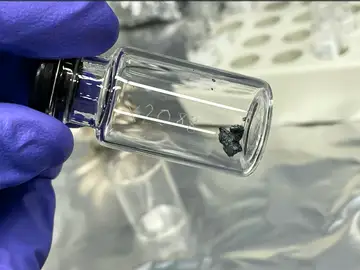 Este es el tamaño de las muestras del asteroide Bennu Bennu