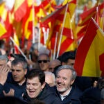 El PP protesta contra el Gobierno en el Templo de Debod