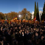 Concentración del pp contra Sánchez en el Templo de Debod @ Gonzalo Pérez 