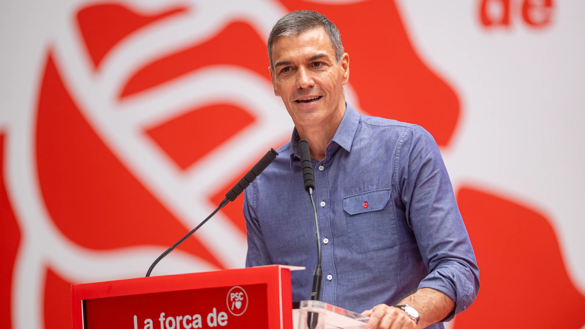 Fiesta de la Rosa del PSC en Gavà (Barcelona)