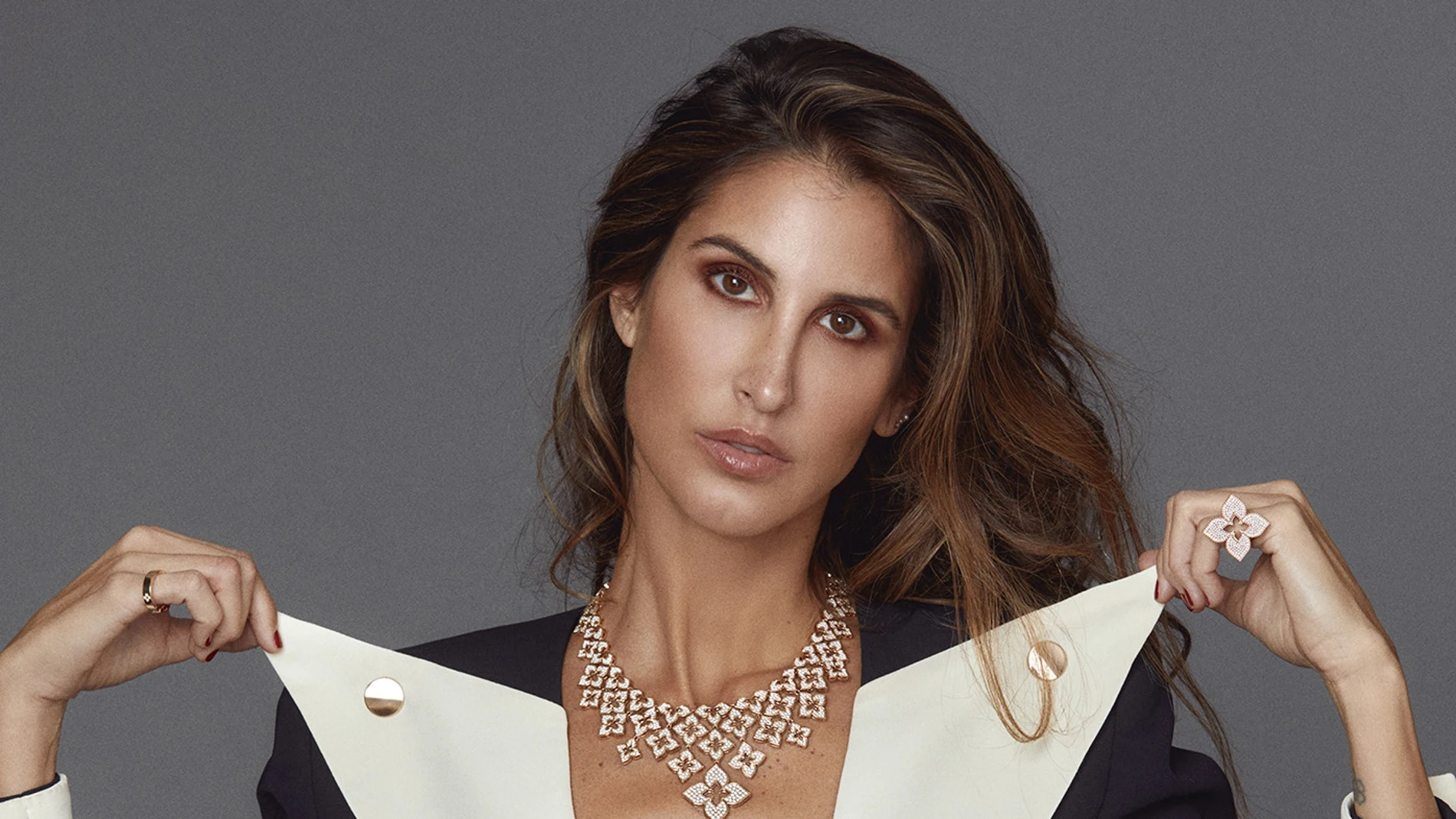 Inés Domecq con joyas de Roberto Coin, firma de la que es embajadora.