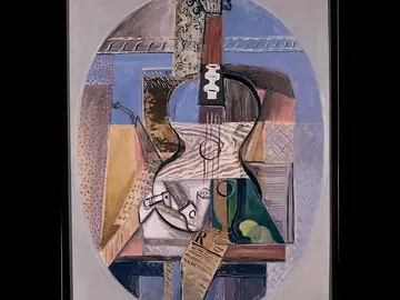 Imagen del controvertido 'Nature morte avec guitare' Imagen del controvertido 'Nature morte avec guitare'