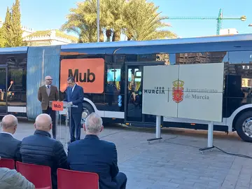 Nace MUB, la red intermodal que aglutina todos los servicios de movilidad de Murcia Presentación de MUB EUROPA PRESS 01/12/2025