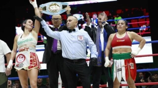 Mary Romero "Maribicho", tras el combate