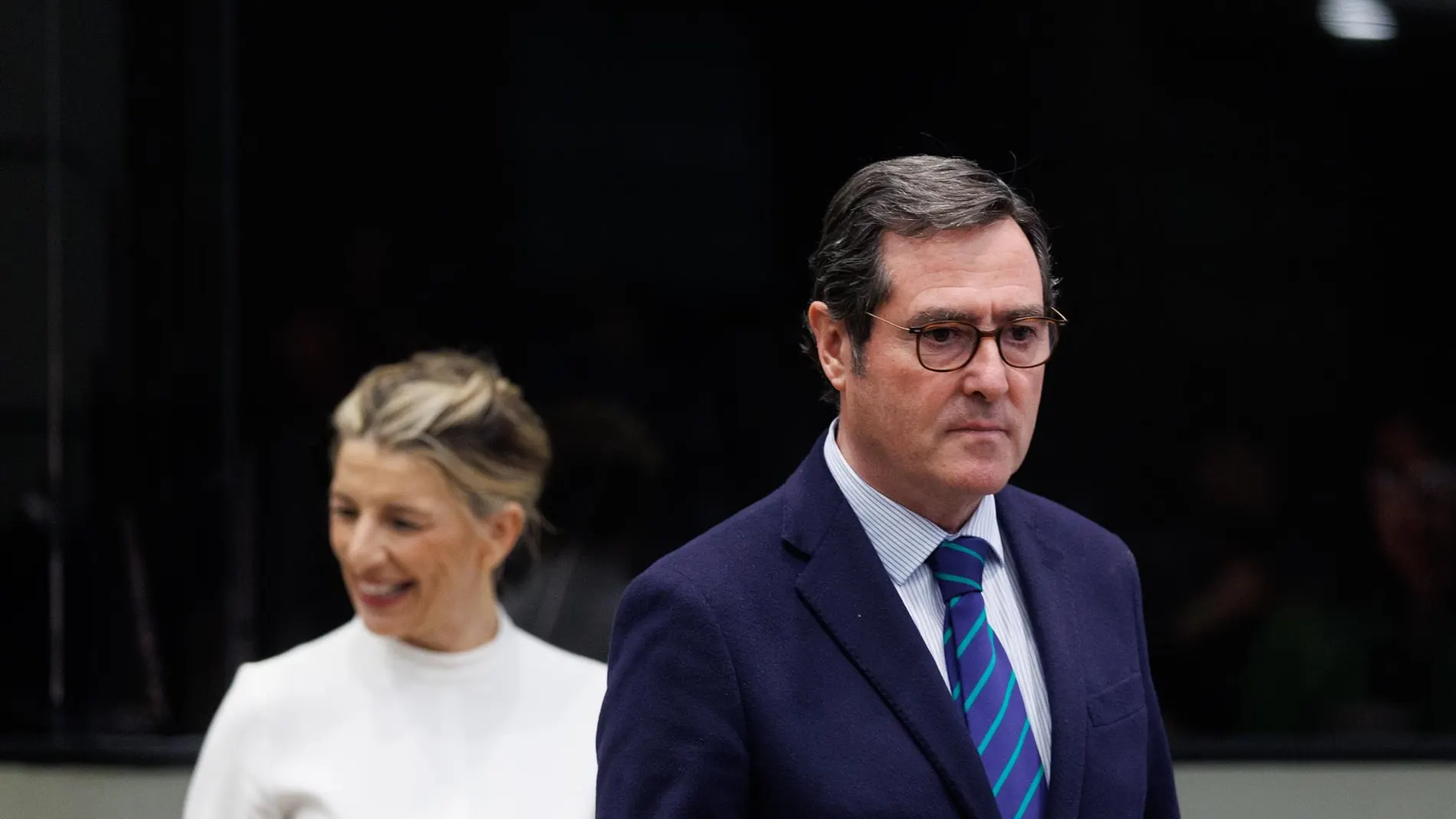 Economía.- Díaz replica a Garamendi que negarse a una nueva ley de prevención "sí que es no estar a la altura"